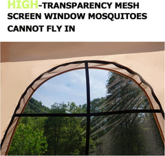 Camping Tent Inflatable, Easy Setup Portable 2-4 Persons Waterproof Windproof Outdoor Prevent for Camping, Festivals, Backyard, Sleepovers with Carry Bag Large Mesh Windows.