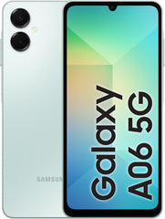Samsung (Renewed) Galaxy A06 5G, Android Smartphone, Dual SIM Mobile Phone, 4GB RAM, 64GB Storage, Light Green (International Version)