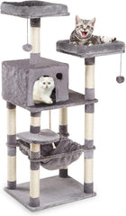 Large Multi-Level Cat Tree for Indoor Cats,Cat Tree Condo