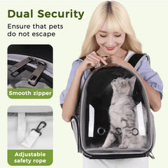 Cat Carrier Bubble Bag, Transparent Breathable Capsule Backpack