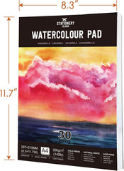 Watercolour Paper A4 300 g, 30 Sheets