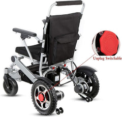 Relax Smart Folding Lightweight Electric Wheelchair Black