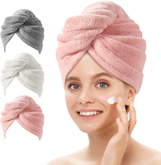 3 Pack Hair Drying Towels