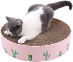 Cat Scratcher, Round Cat Scratch Pad for Indoor Cats