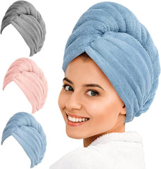 3 Pack Hair Drying Towels