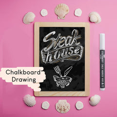 Chalk Pens for Blackboard, Washable, Chalk Pen for Windows