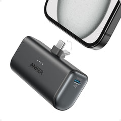 بطارية مغناطيسية من Anker Magnetic Power Bank 10K، تحتوي شاحن محمول لاسلكي، بطارية شحن سريع للغاية 20 واط مع USB-C متوافق مع Magsafe، iPhone 15/15 Plus/15 Pro/15 Pro Max، iPhone 14/13/12 Series