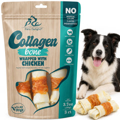 Dog Treats, Rawhide Sticks Wrapped with Chicken, 10 Count