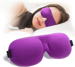 Sleep Mask 100% Blackout 3D Contoured Sleep Eye Mask