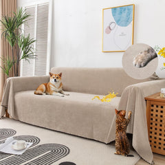 Mylindde Chenille Sofa Covers, Washable Geometric Jacquard Bohemian Couch Cover