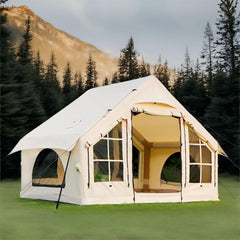 VASTTENT 2-4 & 4-6 People Inflatable Tent with Pump, No Assembly Needed Blow Up Air Tent, 4 Season Outdoor Camping Tent, Waterproof Oxford