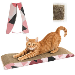 Cat Scratching Board, Foldable Extra Long with Catnip