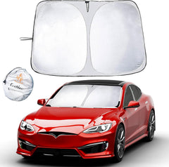 EcoNour Car Windshield Sun Shade with Storage Pouch