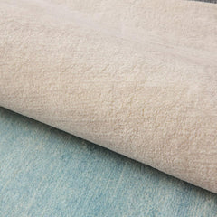 Tinyboy-hbq Area Rug Short Pile Living room Carpet Modern Geometric Design Rugs Circular Pattern Rug Non-slip Decorative Rugs for Bedroom (160 x 200 cm, Light blue/beige)