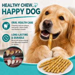 Dog Treats, Rawhide Sticks Wrapped with Chicken, 10 Count