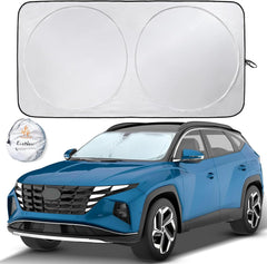 EcoNour Car Windshield Sun Shade with Storage Pouch