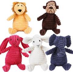Dog Toys,Plush Corduroy Durable Dog Toy,Squeaky Plush Toys