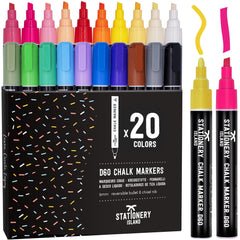 Chalk Pens D60 Pack Of 8 Neon Colours