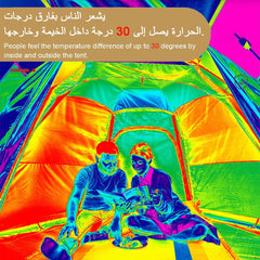 Camping Tent Large Pop Up Dome Tent 5-8 People