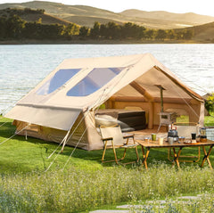UAE STOCK Inflatable Tents for Camping, 4/6/8/10/12 Person Blow Up Tent