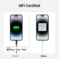 كابل Lightning بطول 3.3 قدم، معتمد من MFi لأجهزة iPhone 14/13/12، EL003