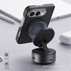 Applicable to iPhoneDUO folding screen mobile phone case matte skin magnetic suction Apple 18Duo folding protective case central shaft