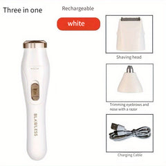 3-in-1 Electric Hair Removal Device for Women