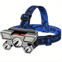 Light Up Your Outdoor Camping Adventures This USB Rechargeable LED Headlight