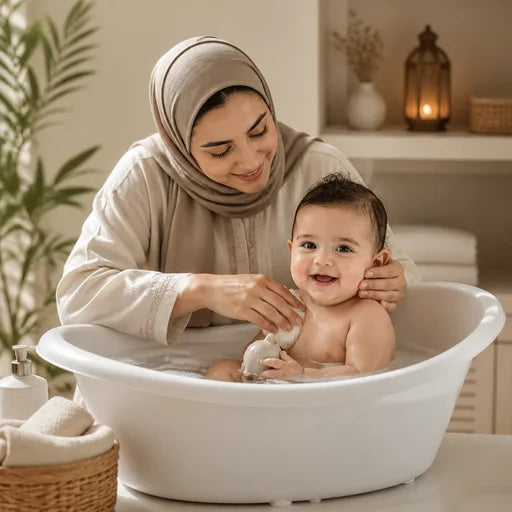 استحمام الطفل