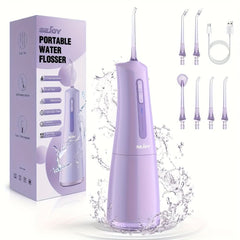 1 Set Electric Water Flossers Rechargeable Cordless Whitening Teeth Brush - Nimall