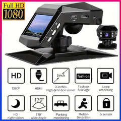 1080P Full HD Dash Cam Car Video Driving Recorder With Center Console LCD - Nimall