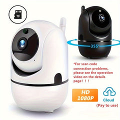 1080P HD Cloud Wireless Auto Tracking Infrared Video Surveillance Camera(Memory Card Not Included) 50% - Nimall