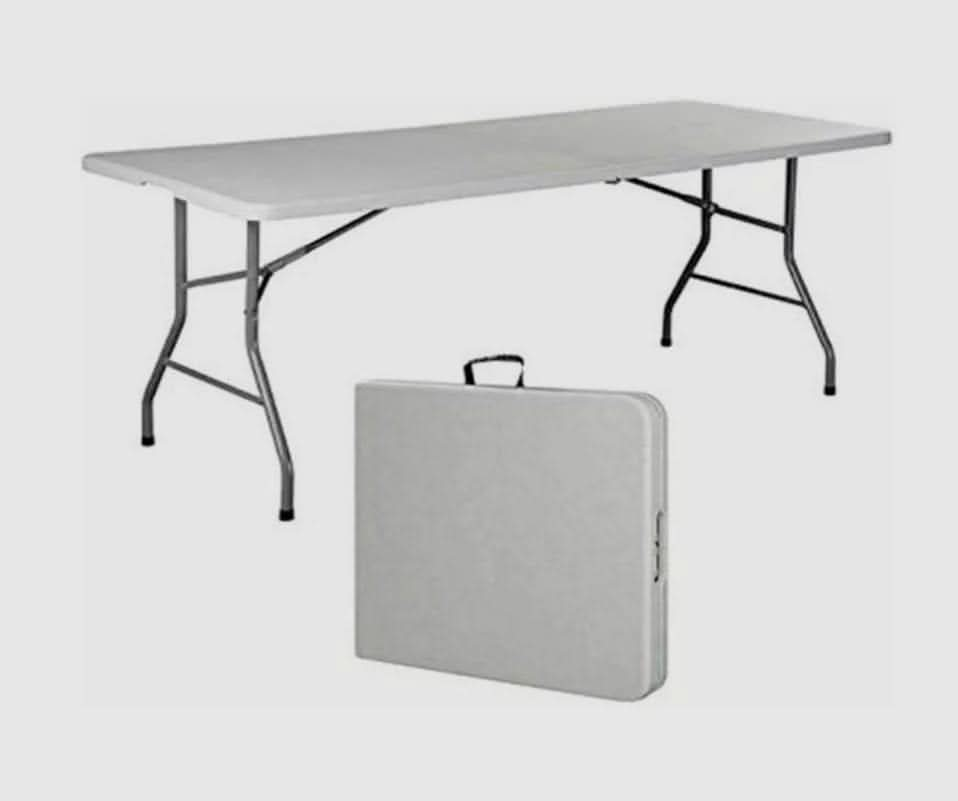 122cm Hotel Rectangular Folding Fiber Table - Nimall