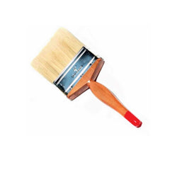 Milano Paint Brush White Wooden Handle 4"