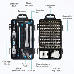 115pcs/set Cell Phone Kit/ Car Precision Screwdriver Repair Tool Kit