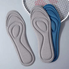 1Pair 5D Memory Foam Breathable Insoles, For Shoes Men Women Nano Insoles Breathable Mesh Fabric Insoles, Sweat Absorption Running Cushion - Nimall