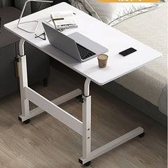 1pc Bedroom Bedside Table, Movable Simple Bedside Table, Student Lifting Table, Dormitory Lazy Table, Simple Computer Table, Suitable For Bedrooms, Living Rooms, Offices, Study Desks, Computer Tables - Nimall