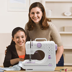 1pc Compact Purple Electric Sewing Machine For Beginners 50% - Nimall