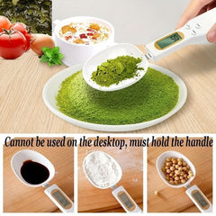 1pc, Electronic Measuring Spoon, Kitchen Scale, Digital Measuring Scale Spoon, 0.1g - 500g LCD Display Digital Weight Measuring Spoon, Portable Measuring Spoon, Pet Food Measuring Scoop, Tea Milk Powder Scale Spoon, Kitchen Accessaries - Nimall