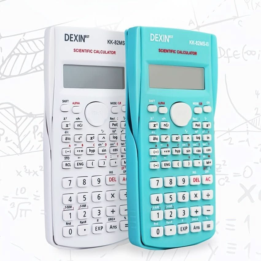 1pc Engineering Scientific Calculator 2 Line Function Calculator Fraction Calculator Statistic Calculator For High School Calculator Non Graphing Scientific Calculators For Architecture Statistics - Nimall