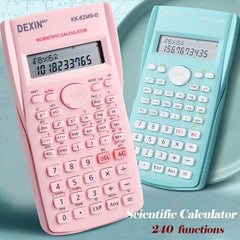 1pc Engineering Scientific Calculator 2 Line Function Calculator Fraction Calculator Statistic Calculator For High School Calculator Non Graphing Scientific Calculators For Architecture Statistics - Nimall