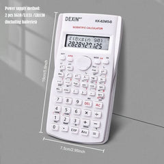 1pc Engineering Scientific Calculator 2 Line Function Calculator Fraction Calculator Statistic Calculator For High School Calculator Non Graphing Scientific Calculators For Architecture Statistics - Nimall