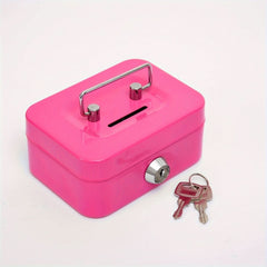 1pc Metal Keylock Storage Box, Money Box, Adult Deposit Box, Coin Deposit Box, Adult Deposit Box, Deposit Box, Cash Register 4.5 * 3.8* 2.3"/11.5 * 9.9 * 5.8cm - Nimall