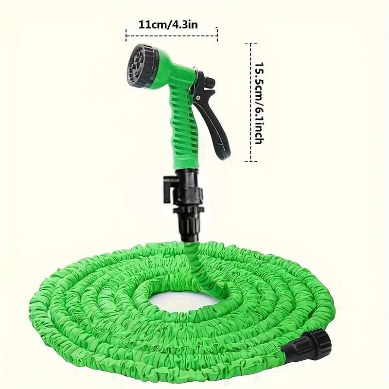 1pc, Multipurpose Hose, Garden Hose, Expandable Plastic Hoses, Flexible Water Hose, Car Wash Water Hose, Garden Sprayer, 7.62meter/15.24meter/22.86meter/30.48meter X 7.62/10.16cm, Watering Irrigation Tools, Cleaning Supplies, Cleaning Accessories, Apartme - Nimall