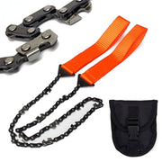 1pc Pocket Chainsaw, Outdoor Survival Hand Chainsaw, Survival Gear, Manual Hand Steel Rope Chain Saw, Emergency Kit - Nimall