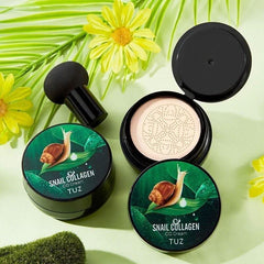 1pc Snail Collagen BB Cream: Brighten, Moisturize & Conceal Your Skin with a Long - Lasting, Waterproof Foundation Look! - Nimall