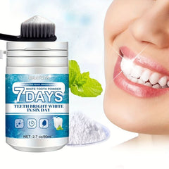 1pc Teeth Whitening Powder, Teeth Polishing Tooth Deep Cleaning Powder, Stain Remover, Plaque Cleaning By Brushing, Breath Freshener, Tooth Cleaning Powder For Daily Life - Nimall