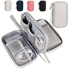 1PC Travel In Style With Our Waterproof Electronic Storage Bag - Perfect For U Disks, Hard Disks, Headphones, And More! - Nimall