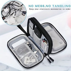 1PC Travel In Style With Our Waterproof Electronic Storage Bag - Perfect For U Disks, Hard Disks, Headphones, And More! - Nimall