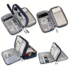 1PC Travel In Style With Our Waterproof Electronic Storage Bag - Perfect For U Disks, Hard Disks, Headphones, And More! - Nimall